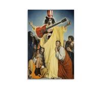 Singer Frank Zappa Canvas Posters, Living Room Posters, Bedroom Painting, Wall Art Painting, Prints, Modern Home Decoration Painting, Boys and Girls Room Decoration Painting 24 x 36 inches (60 x 90 cm