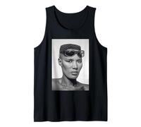 Singer Grace Jones Warm Leatherette Era 1980 Allan Ballard Tank Top