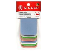 SINGER Iron-On Patches, Cotton, Light Assortment, 2" x 3"