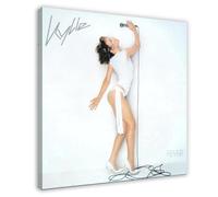 Singer Kylie Minogue Fever Music Album Cover Poster Canvas Poster Bedroom Decor Sports Landscape Office Room Decor Gift Frame-style 12x12inch(30x30cm)