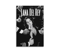 Singer Poster Lana Poster Del Rey Canvas Poster Wall Art Decor Living Room Bedroom Decoration Posters 12x18inch(30x45cm) Unframe