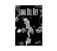 Singer Lana Del Rey Posters Signed Limited Edition Poster Canvas Poster Wall Art Decor Print Picture Painting for Living Room Bedroom Decoration Unframe: 30 x 45 cm