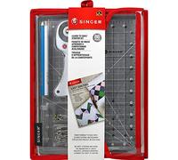 Singer Beginner Quilting Kit, Glass Acrylic Fabric, 86-Piece Set, S