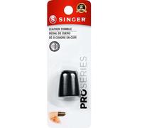 Singer Leather Thimble, Black, Single
