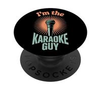 Singer Life I'm The Karaoke Guy Funny Music Lover PopSockets Adhesive PopGrip