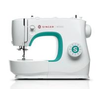 Singer M3300 Sewing Machine with 97 Stitch Applications, Metal Plastic, Green/White