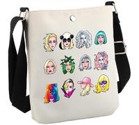 Singer Makeup Bag Album Inspired Gift Singer Fan Club Member Zipper Pouch Singer Merchandise Gift for Fan (Gaga Character CB EU)