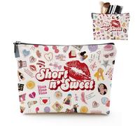 Singer Makeup Bag with Zipper, Make up Bags for Women Daughter Sister Friends, Singer Merch Cosmetic Bag Musical Gifts for Music Lovers