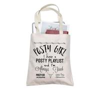 Singer Malone Tote Bag Singer Fan Gift Posty Mom I Have A Posty Playlist And I'm Always Tired Singer Merchandise Cowboy Gift (TB, Posty Girl Tote-PY2)