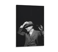 Singer Musician Leonard Cohen Art Canvas Poster Bedroom Living Room Decoration Painting Frame-style 08x12inch(20x30cm)