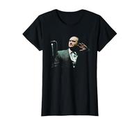 Singer Phil Collins Live On Stage 1990 T-Shirt, Women, Black, Small
