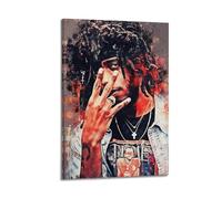Singer Poster 6 Lack Poster Decorative Painting Canvas Wall Posters And Art Picture Print Modern Family Bedroom Decor Posters 08x12inch(20x30cm)