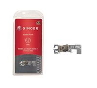 SINGER Presser Foot for Sergers, Metal Plastic | Stretches, inserts, attaches elastic with adjustable tension, stretch trim easily, ideal for home decor projects
