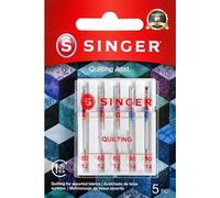 Singer Quilting Machine Needles, Sizes 80/11 & 90/14, Multicolor