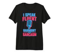 Singer Sarcasm Choir Musical Singing Premium T-Shirt