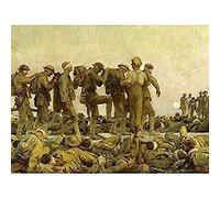 Singer Sargent Gassed Soldiers WWI War Painting Unframed Wall Art Print Poster Home Decor Premium