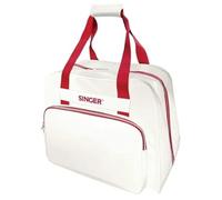 Singer Semi-Rigid Fabric Sewing Machine Bag with Accessory Pocket, Cream, 45 x 25 x 33 cm, White