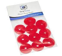 Singer Sewing Machine 10 RED Spool PIN Felt Pads Crafts
