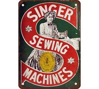 Singer Sewing Machines 3 Metal Tin Sign 8X12 Inches