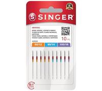 Singer SINGER Universal Needles, 10-Pack, Assorted Sizes 80/12, 90/14, 100/16
