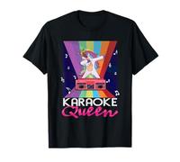 Singer Singing Music Party Night Karaoke Queen T-Shirt