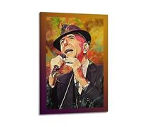 Singer-songwriter Leonard Cohen Poster Poster Decorative Painting Canvas Wall Posters And Art Picture Print Modern Family Bedroom Decor Posters 20x30inch(50x75cm)