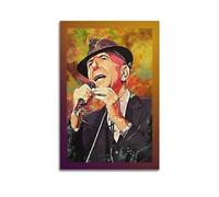 Singer-songwriter Leonard Cohen Poster Poster Decorative Painting Canvas Wall Posters And Art Picture Print Modern Family Bedroom Decor Posters 12x18inch(30x45cm)