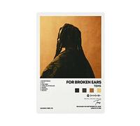Singer-songwriter Tems For Broken Ears Music Album Cover Dormitory Bedroom Wall Art Deco Poster Canvas Poster Bedroom Decor Sports Landscape Office Room Decor Gift Unframe-style 20x30inch(50x75cm)