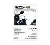 Singer The Weeknd House of Balloons Album Cover Canvas Poster Bedroom Decor Sports Landscape Office Room Decor Gift Unframe-style 16x24inch(40x60cm)
