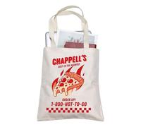 Singer Tote Bag Midwest Princess Retro Pizza Gift Call Me Hot Not Pretty Hot to Go Graphic Canvas Tote Bag Singer Album Merch (TB, Singer Pizza Tote-PY3)