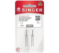 SINGER Twin Universal Sewing Machine Needles, Size 90/14-2PCS