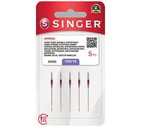 Singer universal needles, 2020, 100/16, metal, silver, 7 x 0.03 x 4 cm, 5 units