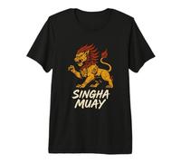 Singha Muay Thai Lion Fighter Combat Sports Premium T-Shirt