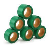 SINGHAL 5 Pack Flagging Tape Lime Green, 1" x 750 ft Length - Highly Visible Survey Tape for Marking & Barricading | Non-Adhesive Trail & Tree Marking Tape