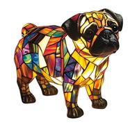 SingHao 2D Corgi Lamp and Pug Lamp,French Bulld/og Gifts,Cute Dog Series Art Night Light,Home Desk Decoration,Decorative Cute Pet Themed Led Table Lamps,Colorful Pet Dogs Themed Led Table Lamps Gift
