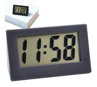 SingHao Small Digital Travel Clock,Digital Tra/vel Alarm Clock with LCD,Small Digit/al Cl/ock,Digit/al Clo/ck Battery Powered,Trave/l Alarm Cloc/k,LED Dig/ital Electronic Clo/ck#Black