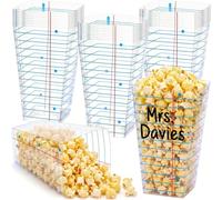 Singhoow 24 Pcs Back to School Notebook Popcorn Boxes Teacher Gift Boxes Kit Popcorn Holders Welcome Classroom Candy Treat Containers for Students Teacher Supplies Preschool Kindergarten