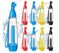 Singhoow 8 Pcs Summer Mister Spray Bottle Set Pump Mister | Personal Cooling Device, Empty Plastic Spray Bottles, Water Refillable Portable Misting Sprayers, Outdoor Camping Hiking