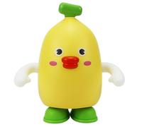 Singing and Dancing Educational Fruit Banana Toy with Music Function, Interactive Cartoon Object Toy with Light Effects | Movable Fruit Swing Toy for Toddler Animals
