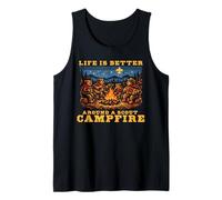 Singing Bears Life is Better Around a Scout Campfire Cute Tank Top