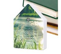 Singing Bird Box | Compact | 15x10.8x3.7CM | White Noise Music Device | Motion Sensor Bird Chirping | Easy Application | for Home Garden Bedroom Bathroom Yoga Spa Meditation Travel