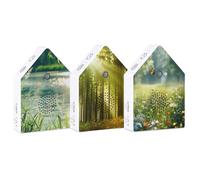 Singing Bird Box - Nature Sound Generator for Relaxation, Motion Trigger Harmony with Auto Timer Function, White Noise Device Home Meditation Use Relaxing Auditory Escape Combining, 1.46 in