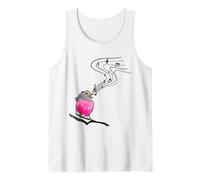 Singing Bird Classical Music Notes Musician Robin Bird Lover Tank Top