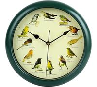 Singing Bird Wall Clock, Non Ticking Silent Hanging Clock, Cuckoo Clock Decorative Animals Wall Clocks for Office Home Wall Decor