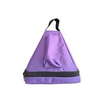 Singing Bowl Bag Canvas Heavy Duty Carry Case for Crystal Singing Pyramid Purple Material to Protect Bowls Safety(9-10inch Bag)