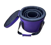 Singing Bowl Carry Bag Thick Wall Strong Crystal Bowl Stackable Bags Set for Singing Carry Case Bag Padded for(14 inch)