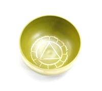 Singing Bowl Colored Buddhist Bowl Audio Healing Soul Relaxation Yoga Meditation Dharma Utensils 7 Chakra Copper Ornaments(Color 7)
