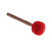Singing Bowl Mallet Tibetan Singing Bowl Mallet Wood Ball Striker Wool Felt Wrapped Meditation Buddha Musical Instruments for Buddhist Meditation Yoga