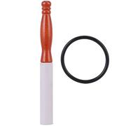 Singing Bowl Mallet with Rubber Head and Wooden Handle, Crystal Singing Bowl Stick for Meditation and Sound Healing, Durable Rubber Mallet for Buddhist Music Bowls