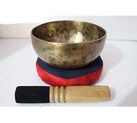 Singing Bowl Nepal Solar Plexus Chakra E Note Auntic Hand Hammered Tibetan Meditation Singing Bowl 7 Inches - Yoga Old Bowl